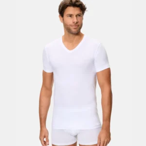 Camiseta Abanderado cuello pico manga corta 576