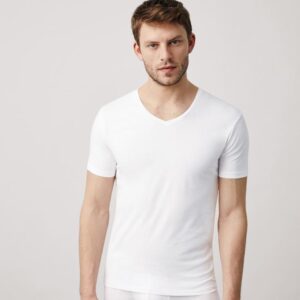 CAMISETA PICO CRO MANGA CORTA YSABEL MORA